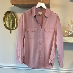 Pink Button-Up Shirt